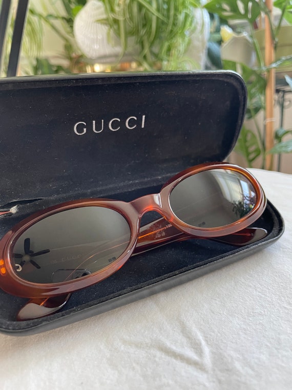 90s GUCCI sunglasses GG2419/N/S Women's Browns - image 2