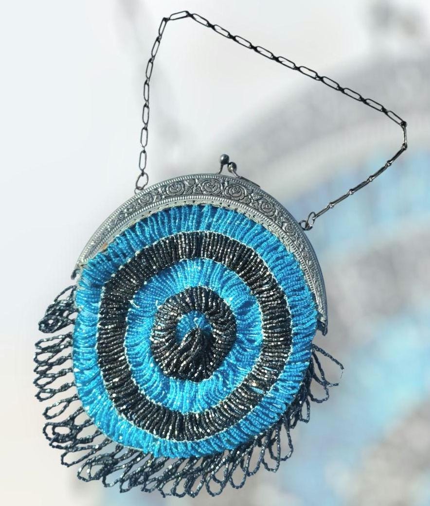 Beaded Purse Made in Czechoslovakia - Etsy display picture 1