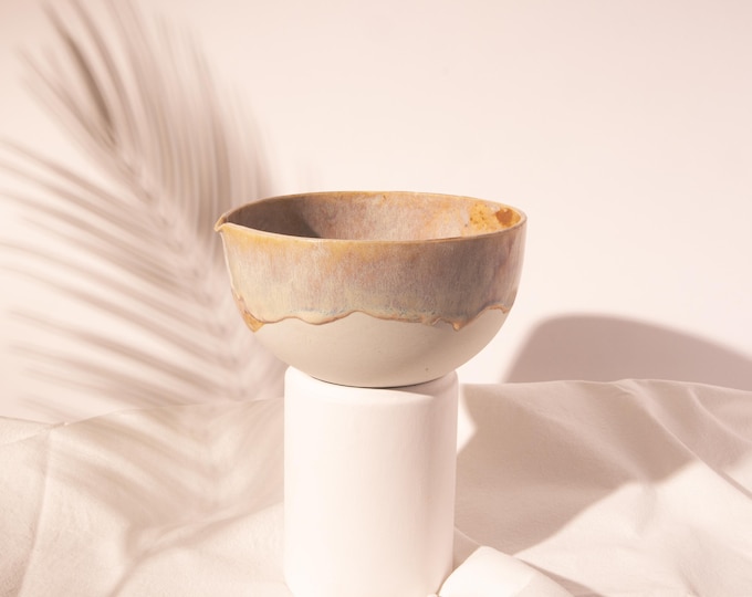 Featured listing image: XL Beige Matcha Bowl