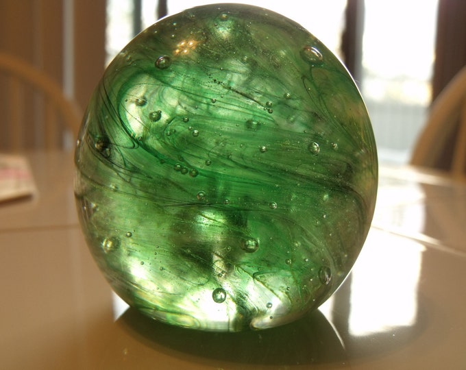 Paperweight Vintage KERRY Art Glass Ireland Swirling Shades of Etsy