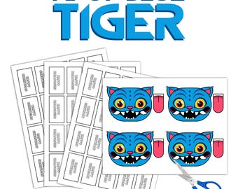 Printable Sticker Set PDF | Birthday, Halloween & Christmas | Holiday Digital Downloads