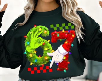 67 Christmas Meme PNG, Funny Holiday Design (Digital Download)