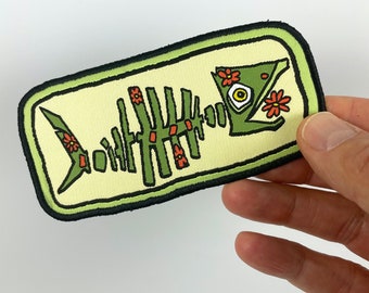 Fish Art Embroidered Patch