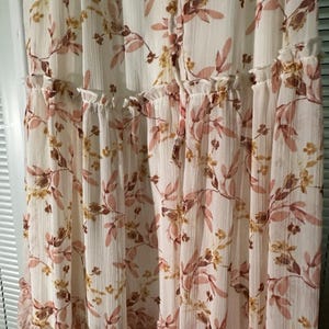 Anthropologie Drew Naomi Boho Rosa Ärmelloses Floral Maxi Kleid Gr. XS Bild 2