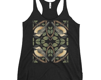 MA State Chickodee & Elm Racerback Tank