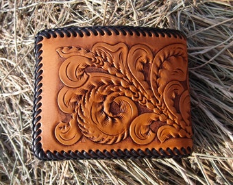 Men's Leather Wallet With Vintage Design