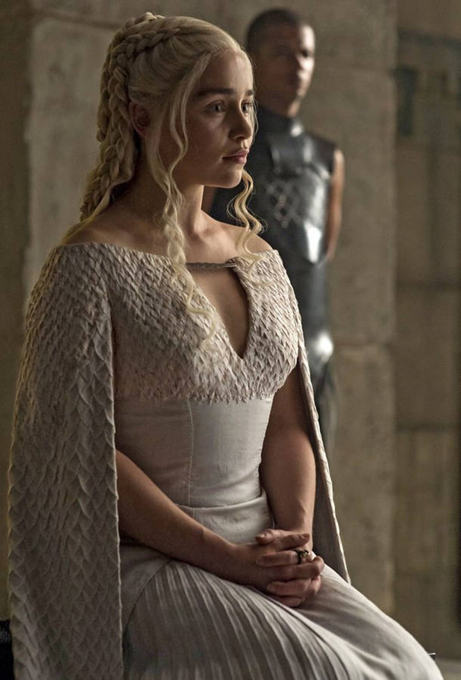Costume Daenery Targaryen White Dragon Scales Dress Replica - Etsy
