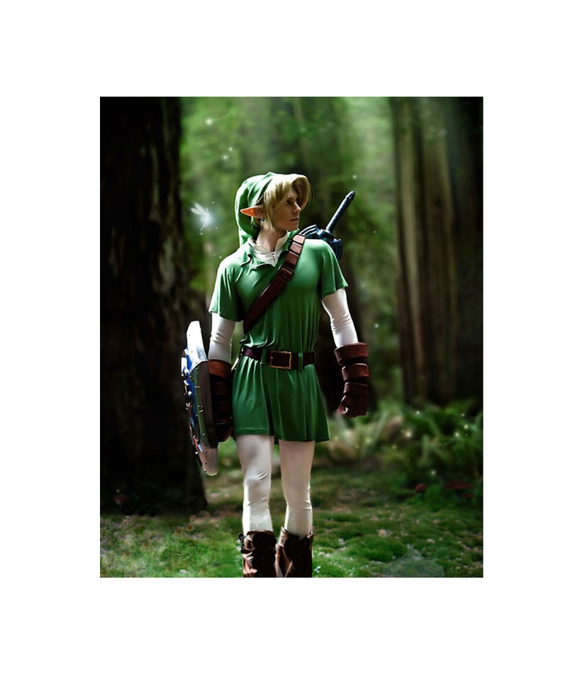 Cosplay Costume Ocarina of Time Link Zelda Link Green Custom Etsy Israel