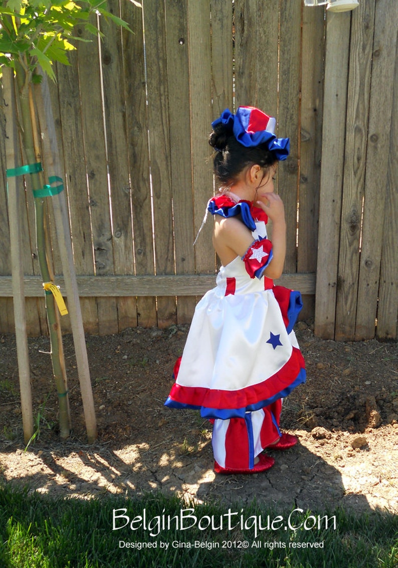 Pageant OOC Baby Toddler RWB Patriotic America Wear Team Etsy