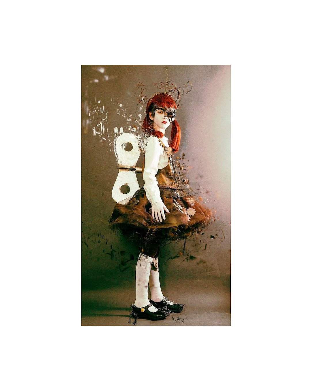 Steampunk Wind up Doll Costume Windup Key on Her Back Doll Etsy