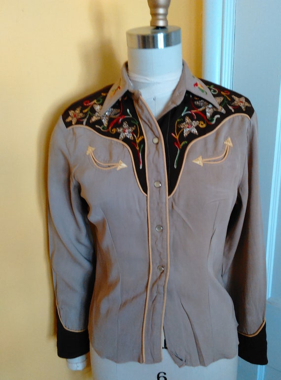 1950s HBarC Cowgirl shirt
