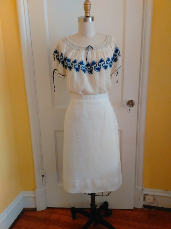 1940s Peasant blouse