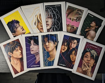 Stray Kids Inspired : Fan Made Tarot Art Prints