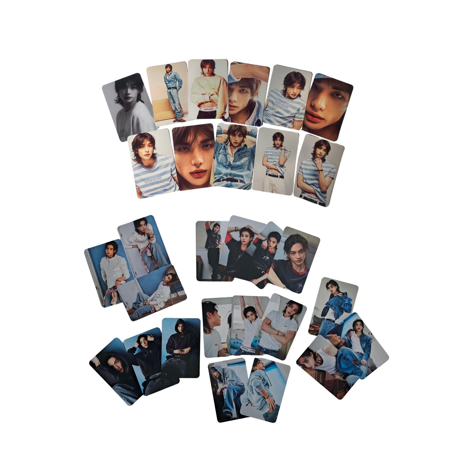 5 Pack/150 Pcs Stray Kids Lomo Kpop Fotokaarten Wenskaart met Postkaarten Doos