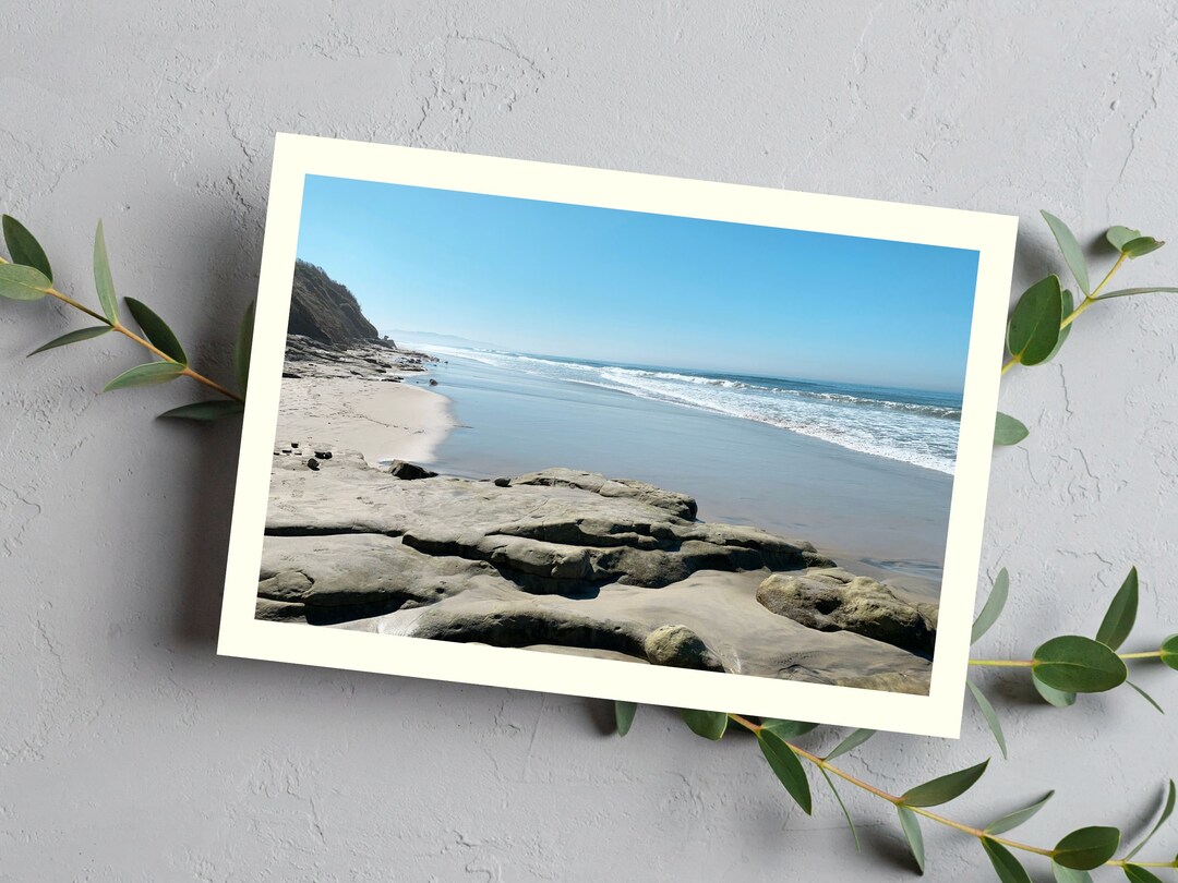 Beach Greeting Cards Set of 4 Nature Photo Cards Blank Note Etsy