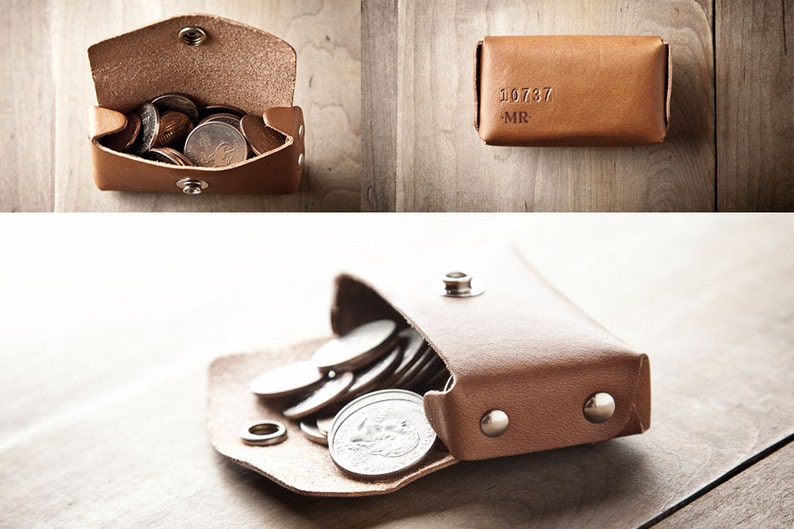 Coin Purse Pouch Vifrxac 2pcs Coin Purse Small Size Pu Leather