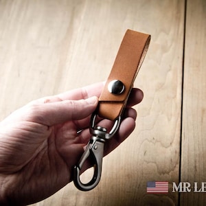 Personalized keychain, Custom Keychain, Belt loop keychain, Leather Key Fob, Leather keychain, key fob, key ring, leather keyring 009 imagem 12
