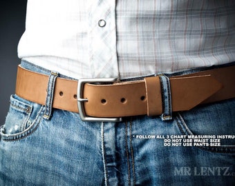 Wide Leather Belt, Thick Leather Belt, Mens Belt, Mens Leather Belt 082