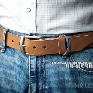 Belt, Leather Belt, Mens Belt, Mens Leather Belt 080 image 4