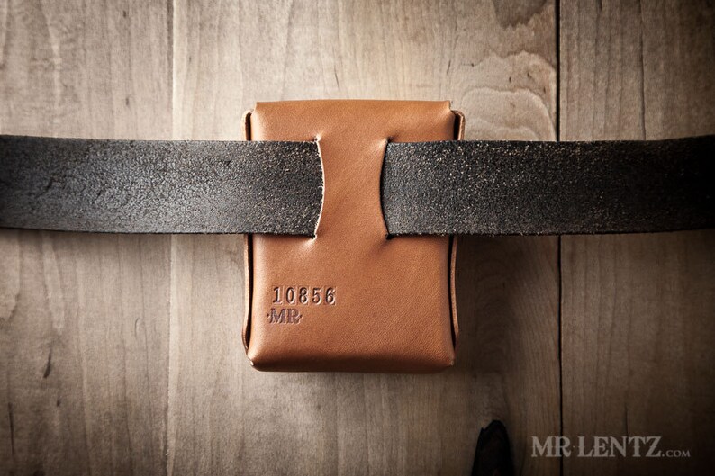 Leather Card Case with Belt Loop Card Wallet Credit Card Etsy