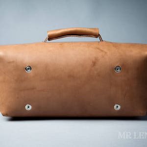 Men's Work Bag, Men's Briefcase, Leather Work Bag, Leather Duffel Bag, Leather gear bag 241 image 4