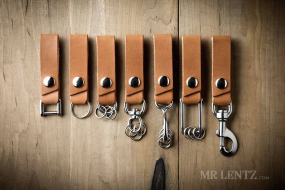 Personalized Leather Keychain [Handmade]