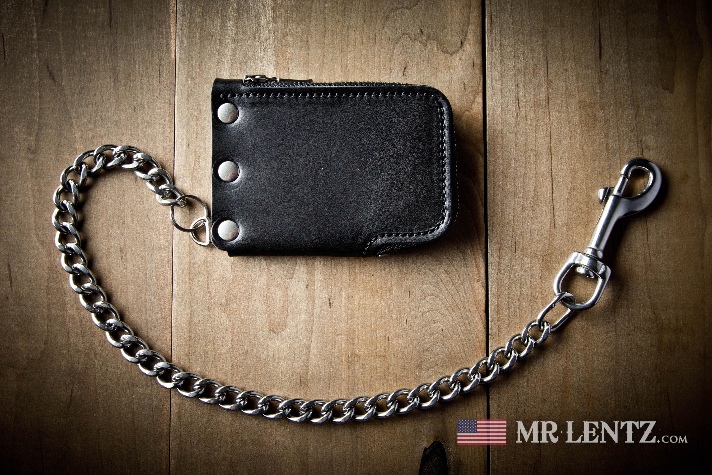 Handmade Leather Zip Wallet, Card Wallet With Zipper, Full Grain