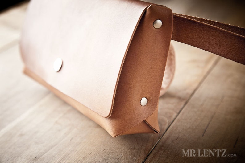 Leather Clutch, leather purse, brown leather clutch, simple purse 101 image 2