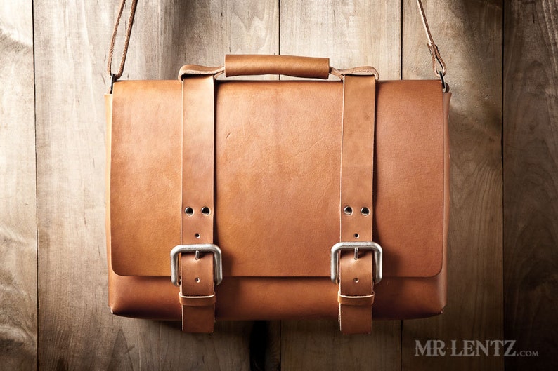 Leather Bag, Men's Leather Bag, Leather Briefcase, Leather Shoulder Bag, Men's Bag, Shoulder Bag, Leather Satchel 215 image 1