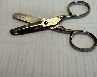 Vintage Scissors Tinex And Clark Cutlery 4" Long
