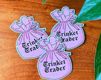 Trinket Trader Holographic Sticker