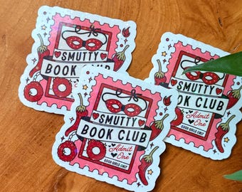 Smutty Book Club Holographic Sticker
