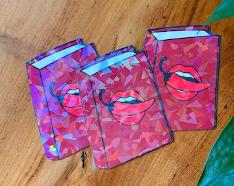 Smut Reader, Spicy Books Holographic Sticker