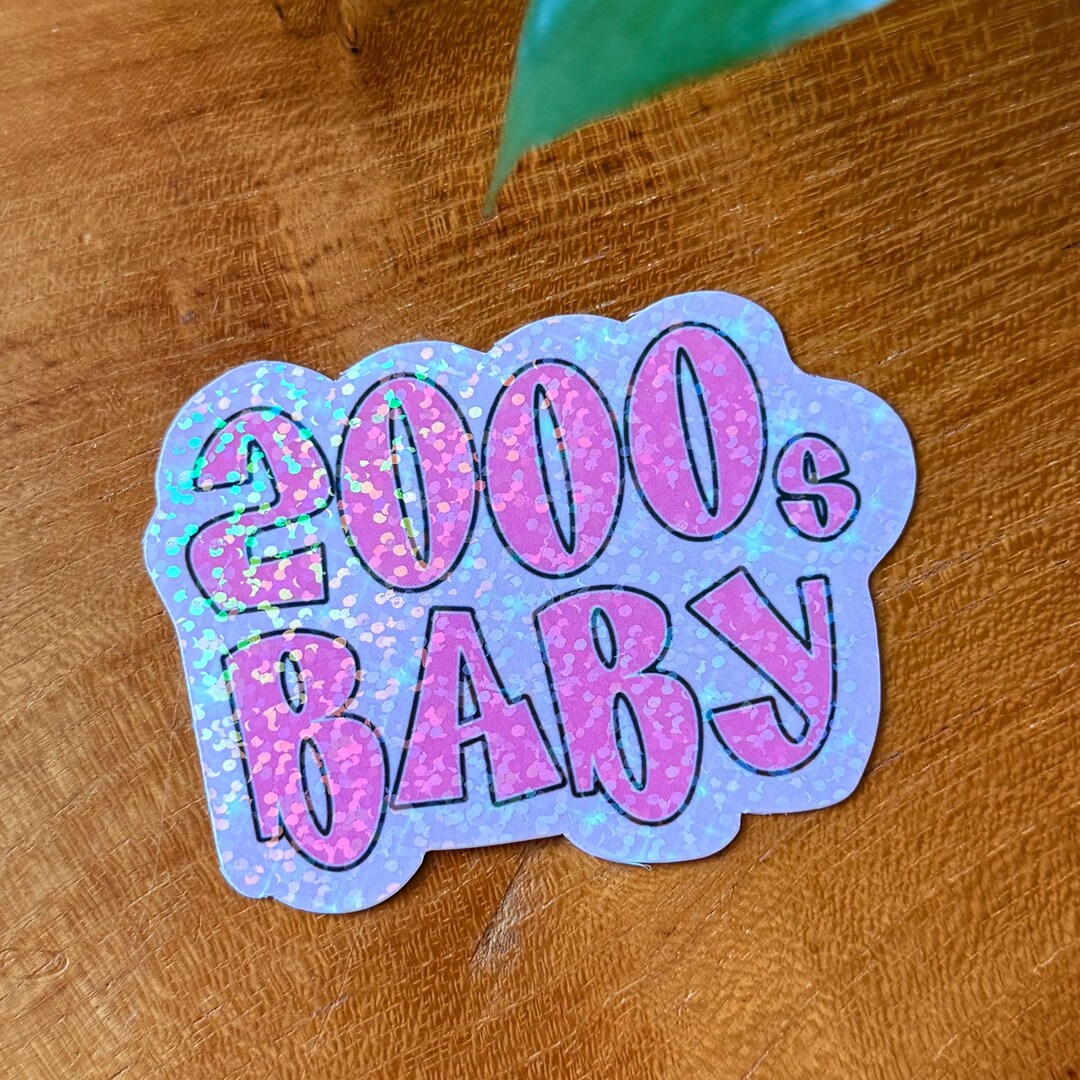 2000s Baby, Holographic Sticker - Etsy