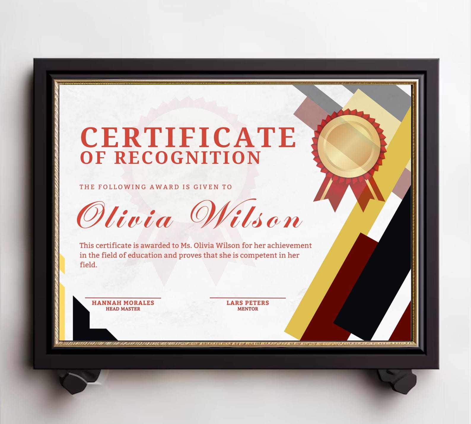 Editable Certificate Template | Printable Award Certificate | Canva ...