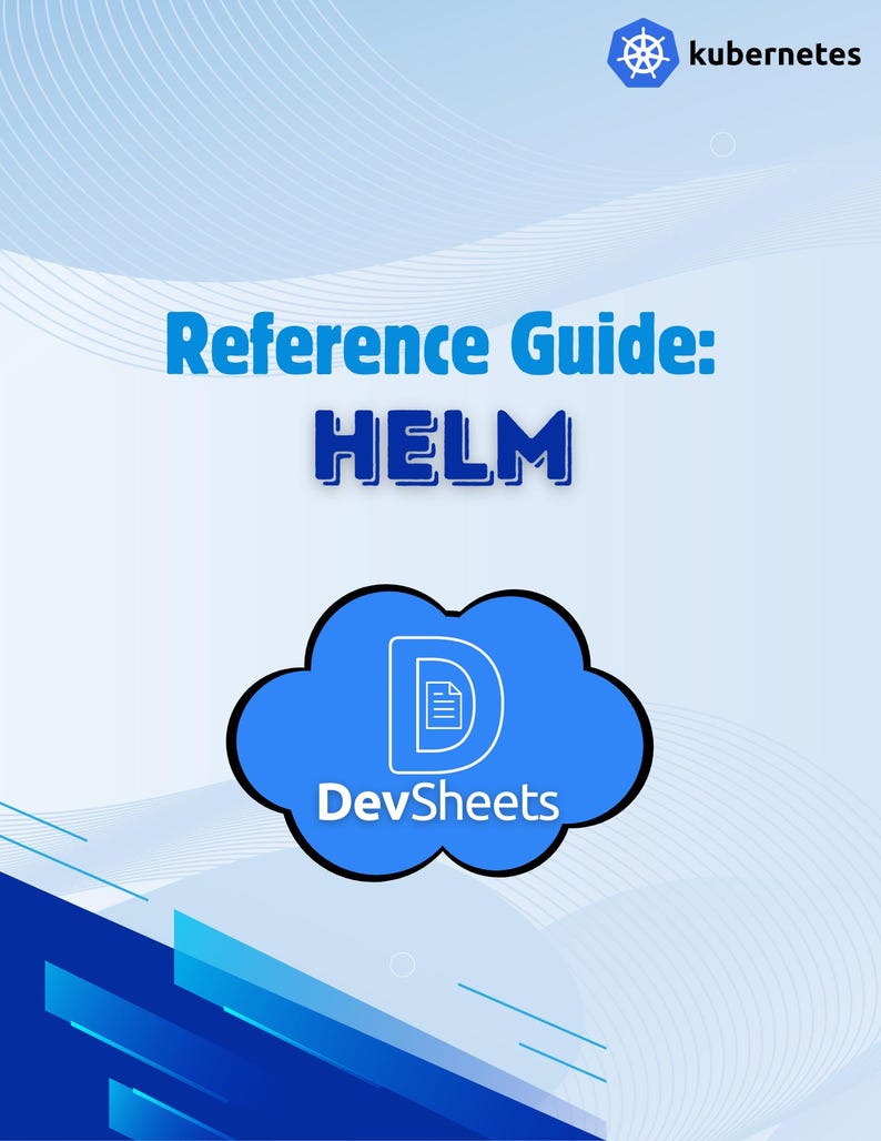 Helm Cheat Sheet PDF | Kubernetes Package Manager Quick Reference Guide ...