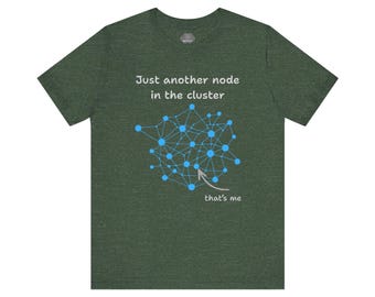 Node in the Cluster-T-shirt: grappig DevOps-codeershirt