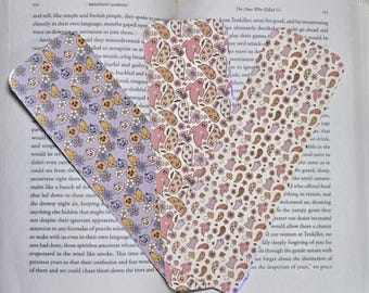 Set de Marcapáginas de Halloween – Marcapáginas Retro Espeluznantes 2025 – Acabado laminado brillante u holográfico