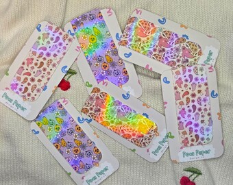 Set de Marcapáginas Magnéticos de Halloween 2025 – Marcapáginas Góticos Espeluznantes – Laminados Brillantes u Holográficos