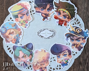 jojo & stands die stickers