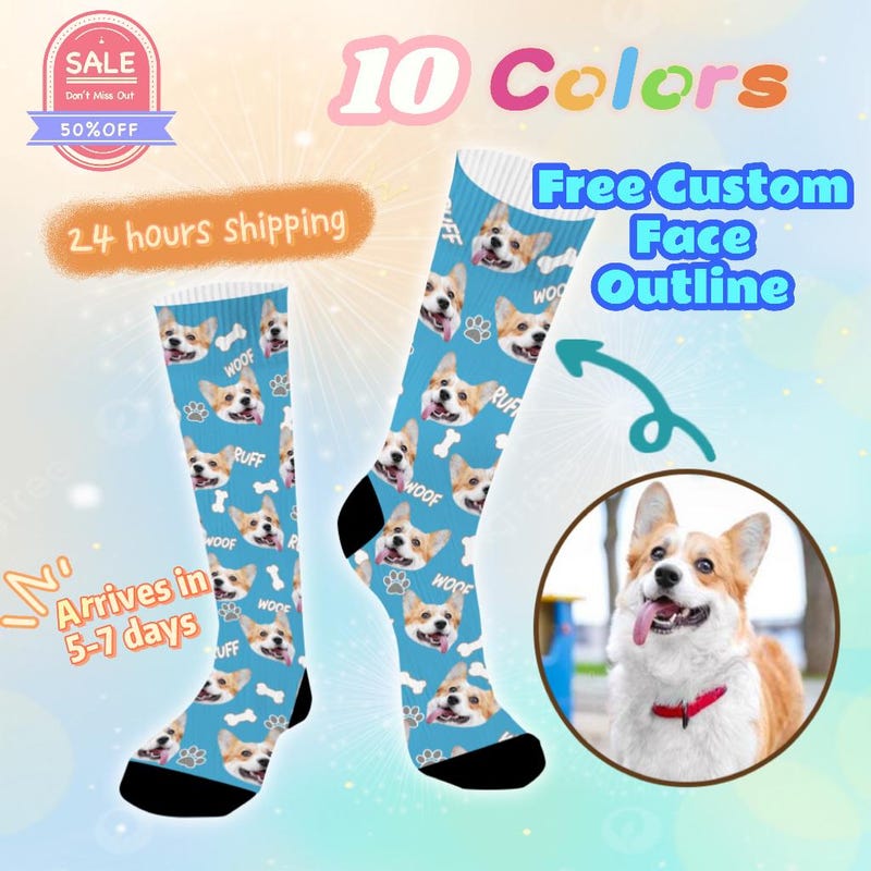 Paw Socks - Etsy