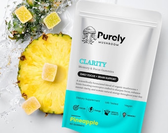 Clarity Mushroom Gummies for Focus, Memory, and Energy