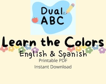 LEARN THE COLORS| English and Spanish