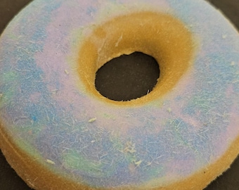 Taba Squishy Donut with flocking powder- Multicolor