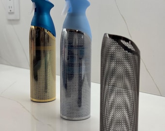 Bathroom Accessories – Stainless Steel Air Freshener Cover, Modern Countertop Organizer, Housewarming Gift