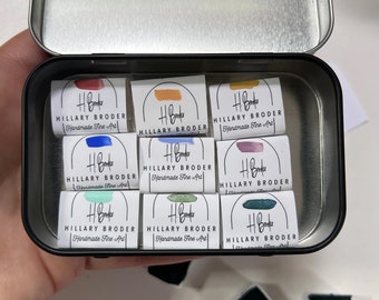 Hillary Watercolor Set- Handmade