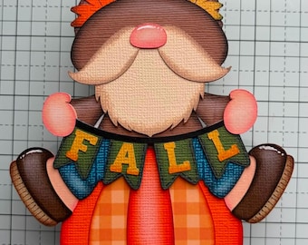 Fall Gnome Premade Paper Piecing by Babs