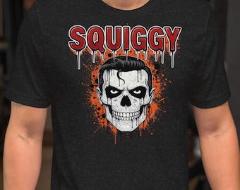 SQUIGGY Squigmond Skull Halloween 2026 Tee Unisex t-shirt