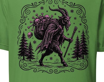 Krampus Krampusnacht nacht Night YULE Christmas Pagan Tee Unisex t-shirt