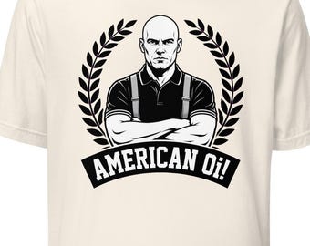American Oi! on Light Tee Unisex t-shirt